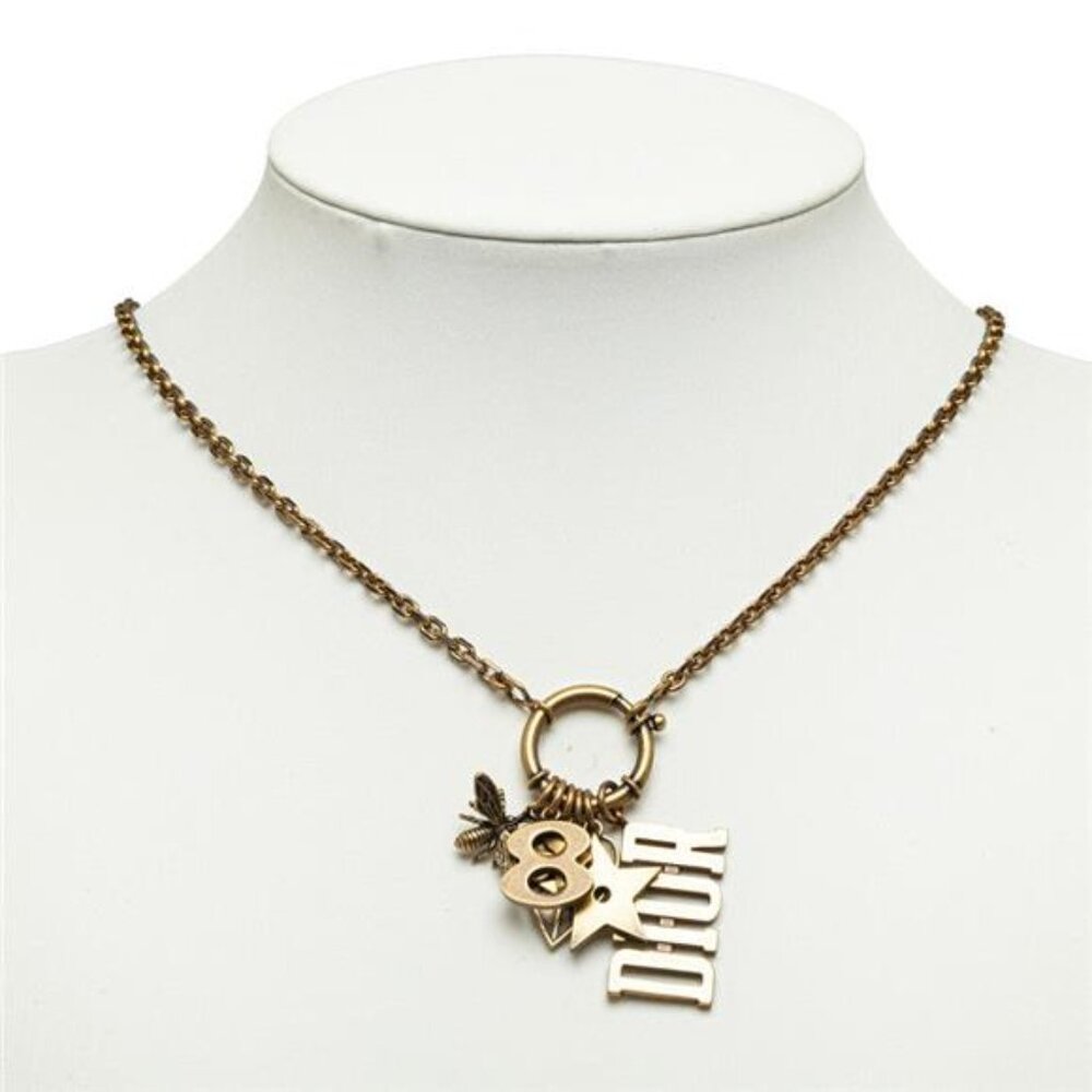 Dior Logo Charms Necklace - Picture 5 of 5